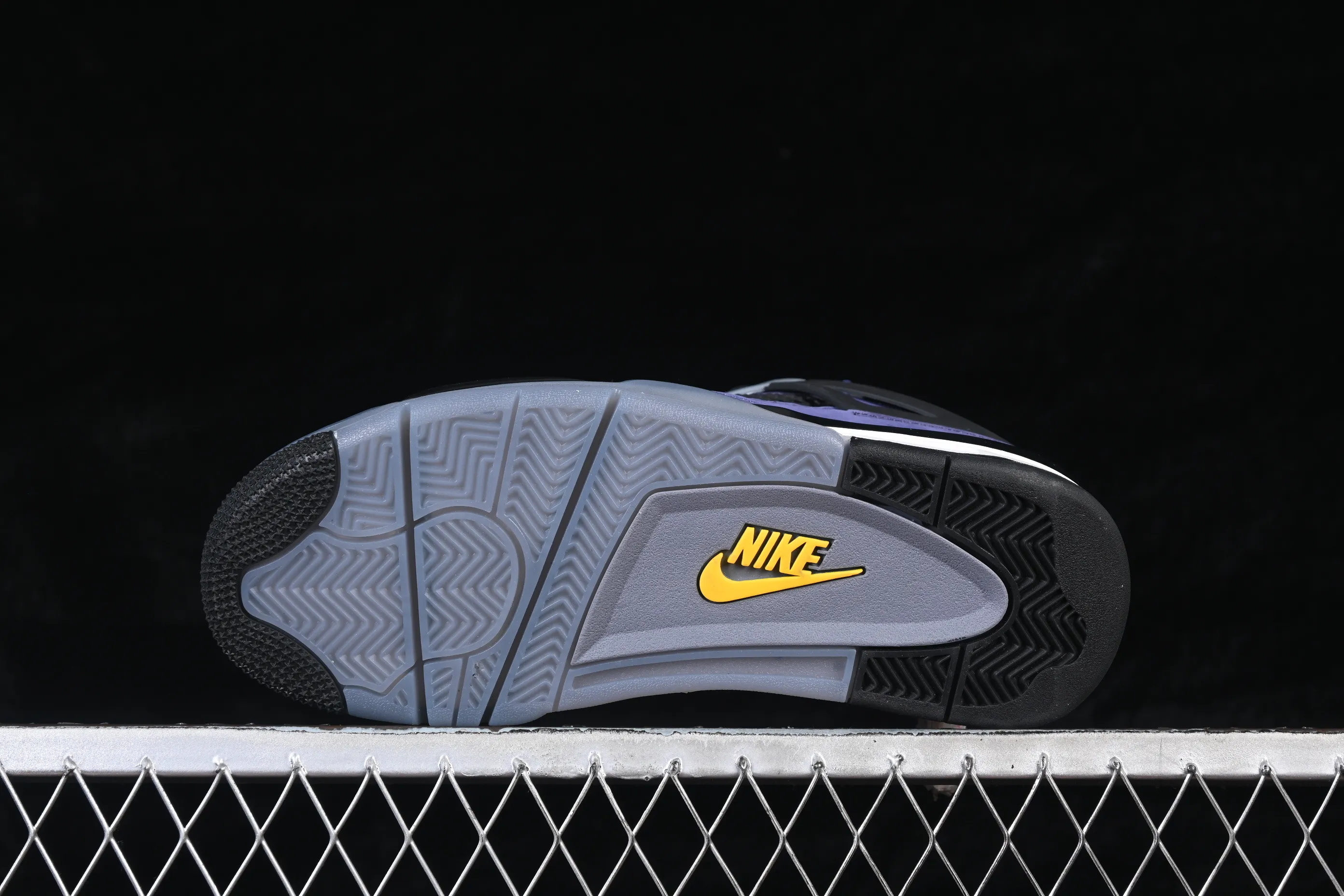 All categories Air Jordan Jordan series basketball shoes Air Jordan 4 Air Jordan 4 Retro "Lakers" AJ4 Joe 4 Lakers Purple Gold FV5029-500